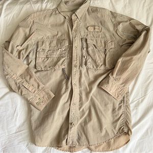 vintage Outdoor khaki sport shirt